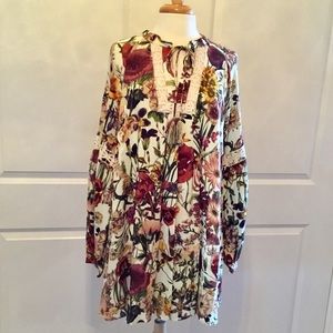 XL Umgee Boho Style Floral Print Dress